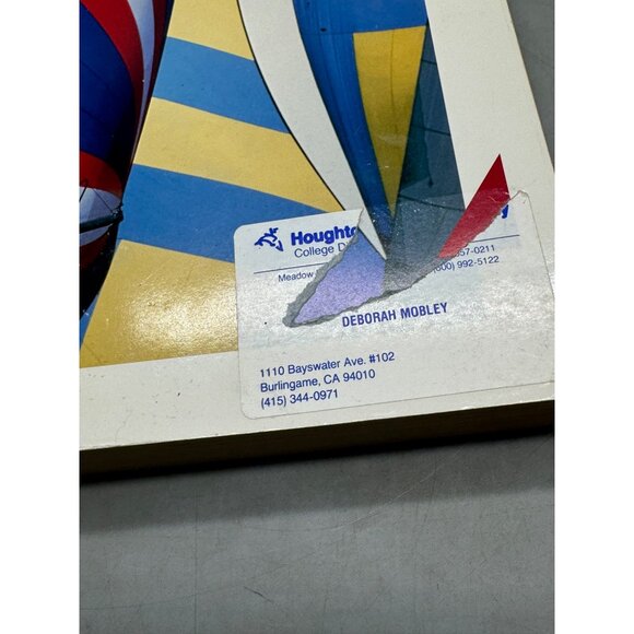 intermediate Algebra text book Sandra Clarkson paperback Houghton Mufflin READ - Picture 2 of 8